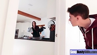 Emma Butt'S Intense Encounter: Housewife With Big, Bouncy Breasts