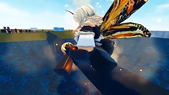 A Sexual Encounter Between Godzilla And Mothra In A Roblox Game