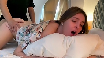 A Russian Teen Gets His Stepmom'S Big Ass Filled With Cum On A Hotel Vacation